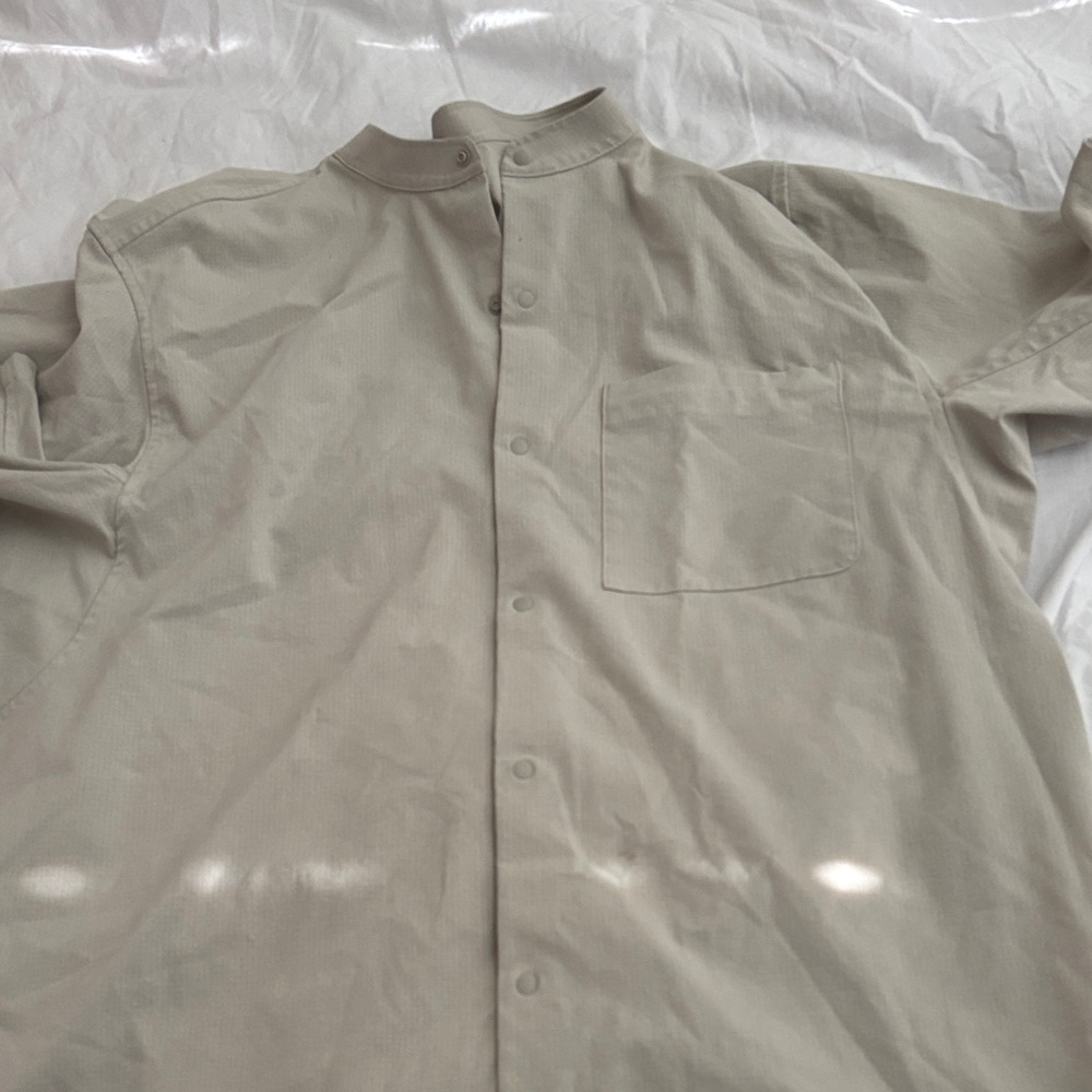 lululemon athletica Gray Casual Button Down Shirt